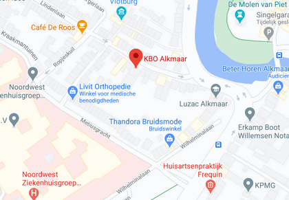 Google Mpas Locatie KBO Alkmaar Stad